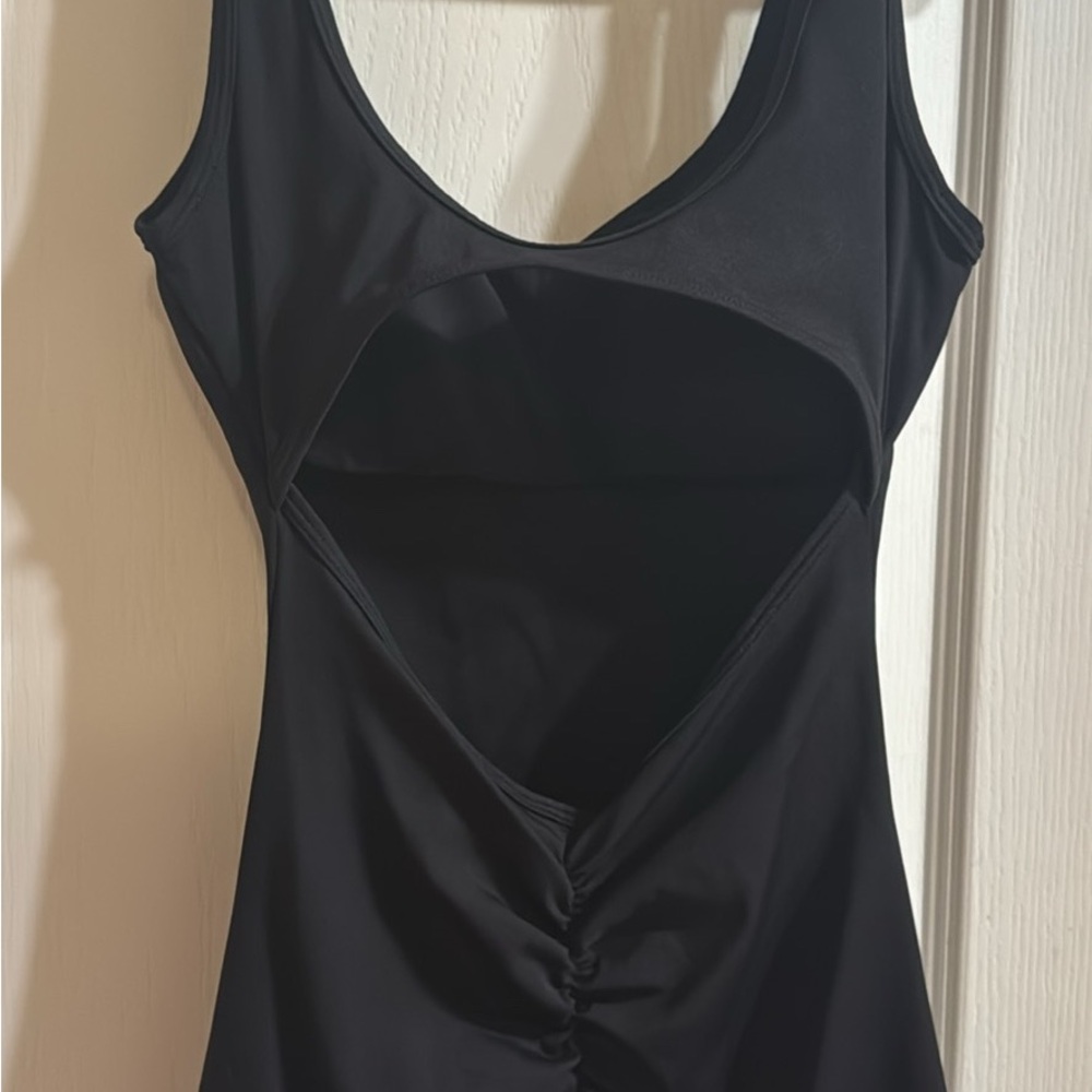 Black Cutout Sleeveless Top